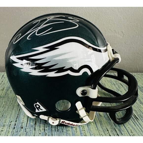 Philadelphia Eagles Signed NFL Mini Helmet Donovan McNabb #5 Quarterback - Picture 1 of 6